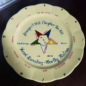 Antique Order of Eastern Star OES San Antonio, TX Signed Commemorative